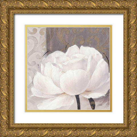 Blissful Bloom 3 Gold Ornate Wood Framed Art Print with Double Matting by Stoyanov, Ivo