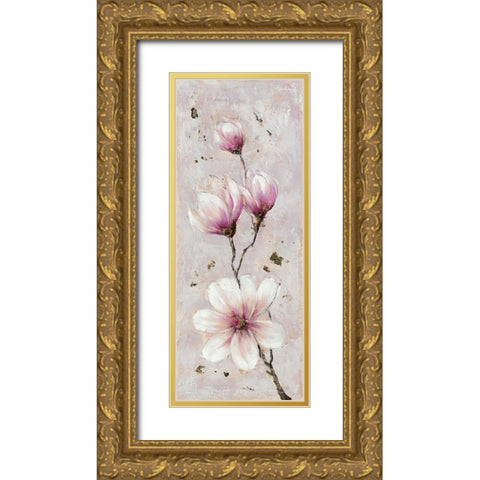 Magnolia Estate 1 Gold Ornate Wood Framed Art Print with Double Matting by Key
