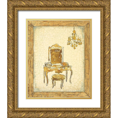 Hello Gorgeous Gold Ornate Wood Framed Art Print with Double Matting by Studio