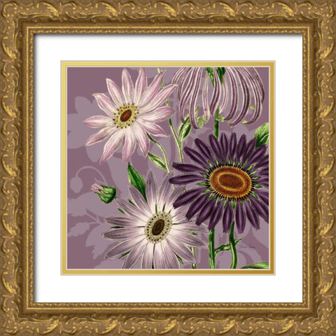 Victorian Garden 2 Gold Ornate Wood Framed Art Print with Double Matting by Ross, Devon