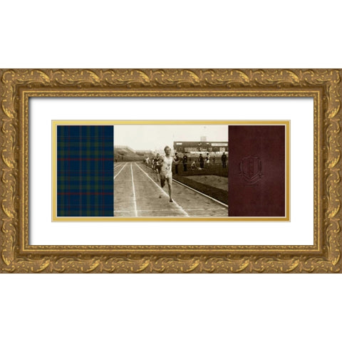 Vintage Track and Field Gold Ornate Wood Framed Art Print with Double Matting by Appleman, Sam