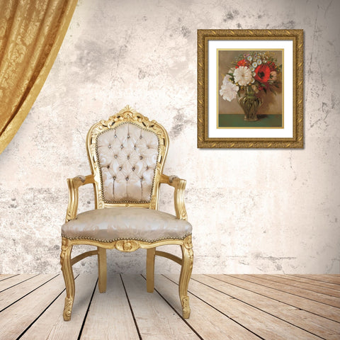 Stillife  Gold Ornate Wood Framed Art Print with Double Matting by van Rooijen, Carel