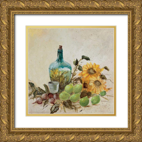 Mediterranean comp. II Gold Ornate Wood Framed Art Print with Double Matting by Schottler, Katharina