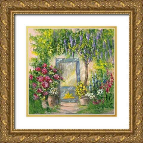 Entrada I Gold Ornate Wood Framed Art Print with Double Matting by Schottler, Katharina