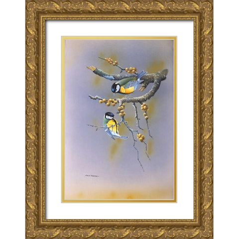 Together Gold Ornate Wood Framed Art Print with Double Matting by Weenink, Ruud