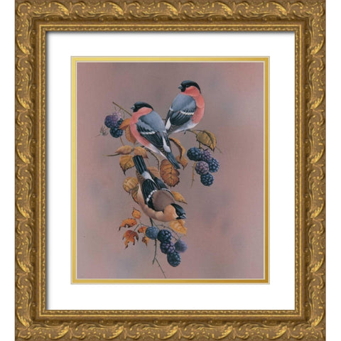 Resting Gold Ornate Wood Framed Art Print with Double Matting by Weenink, Ruud