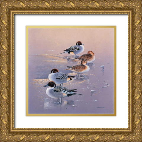 All together now I Gold Ornate Wood Framed Art Print with Double Matting by Weenink, Ruud