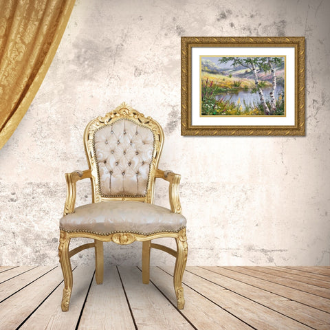 After a storm Gold Ornate Wood Framed Art Print with Double Matting by Withaar, Reint
