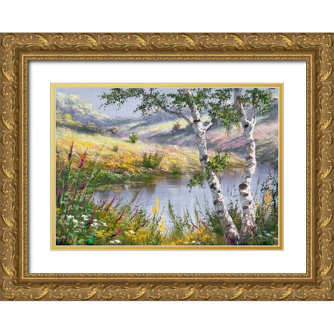 After a storm Gold Ornate Wood Framed Art Print with Double Matting by Withaar, Reint