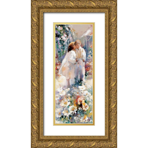 Secrets Gold Ornate Wood Framed Art Print with Double Matting by Camel, Stefanie