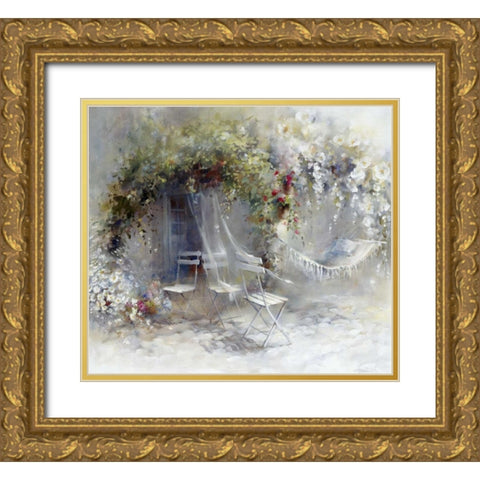 Just peace Gold Ornate Wood Framed Art Print with Double Matting by Haenraets, Willem