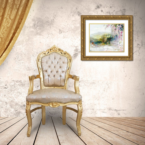 Holiday Gold Ornate Wood Framed Art Print with Double Matting by Haenraets, Willem