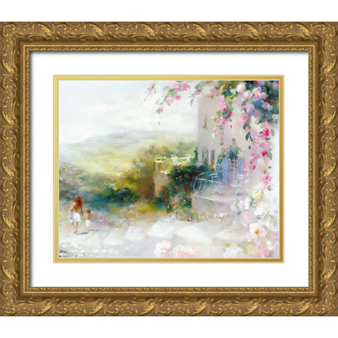 Holiday Gold Ornate Wood Framed Art Print with Double Matting by Haenraets, Willem