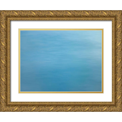Water Surface Gold Ornate Wood Framed Art Print with Double Matting by Frank, Assaf