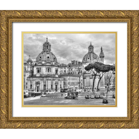 Santa Maria di Loreto church, Rome, Italy Gold Ornate Wood Framed Art Print with Double Matting by Frank, Assaf