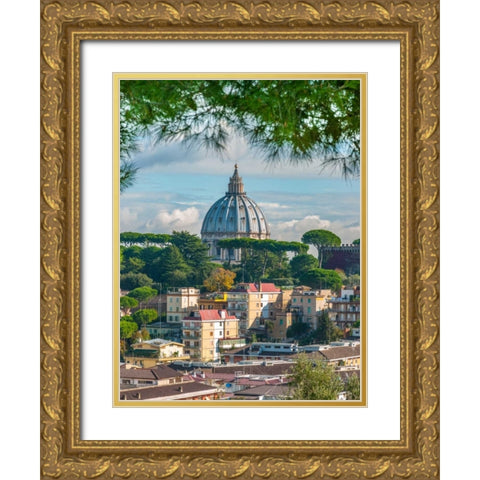 Vatican city, Rome, Italy Gold Ornate Wood Framed Art Print with Double Matting by Frank, Assaf
