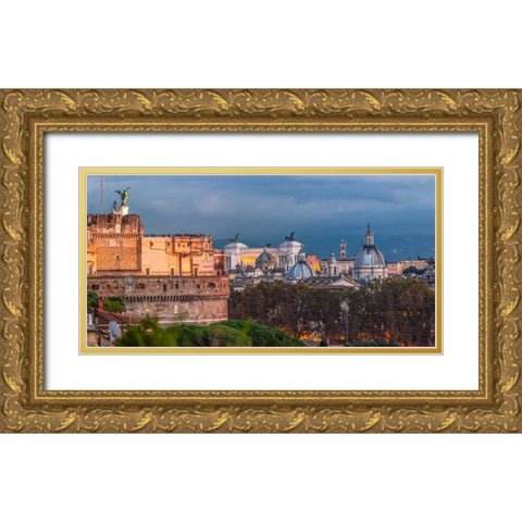 Vatican City, Rome, Italy Gold Ornate Wood Framed Art Print with Double Matting by Frank, Assaf