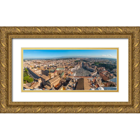 Vatican city, Rome, Italy Gold Ornate Wood Framed Art Print with Double Matting by Frank, Assaf