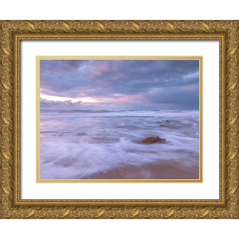 Dead sea, Israel Gold Ornate Wood Framed Art Print with Double Matting by Frank, Assaf
