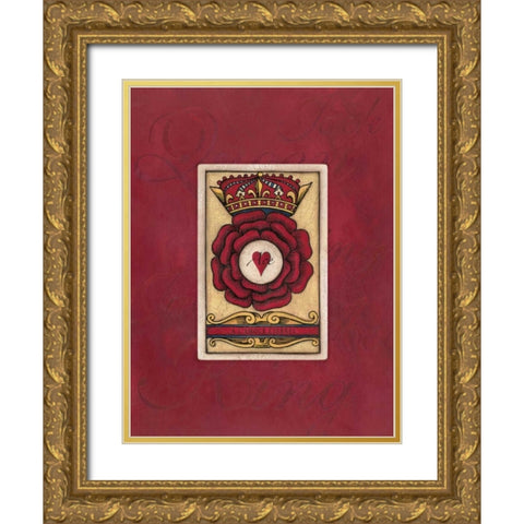 Ace Large Gold Ornate Wood Framed Art Print with Double Matting by Marrott, Stephanie