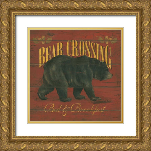 Bear Creek Gold Ornate Wood Framed Art Print with Double Matting by Marrott, Stephanie