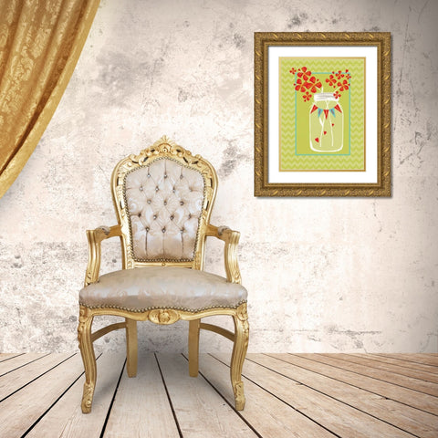 Share Jar Gold Ornate Wood Framed Art Print with Double Matting by Marrott, Stephanie