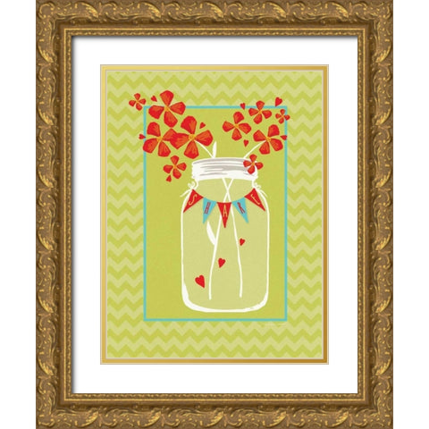 Share Jar Gold Ornate Wood Framed Art Print with Double Matting by Marrott, Stephanie