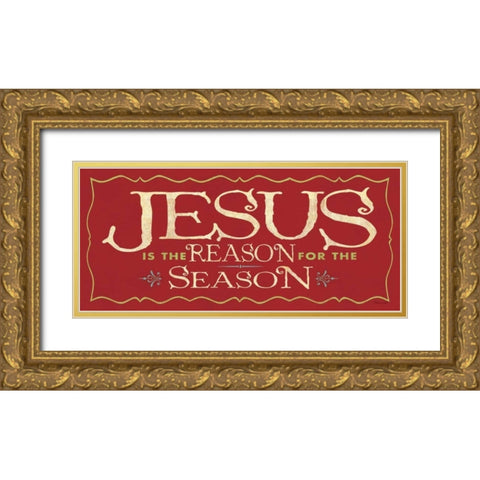The Reason Gold Ornate Wood Framed Art Print with Double Matting by Marrott, Stephanie