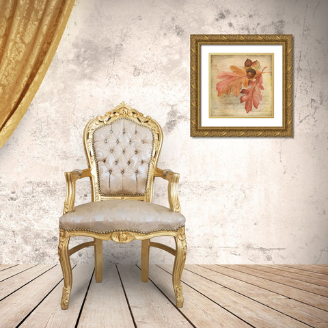 Oak Lea f2 Gold Ornate Wood Framed Art Print with Double Matting by Marrott, Stephanie