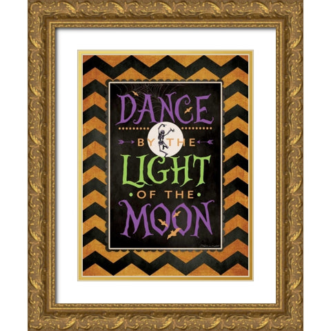 Dance Gold Ornate Wood Framed Art Print with Double Matting by Marrott, Stephanie