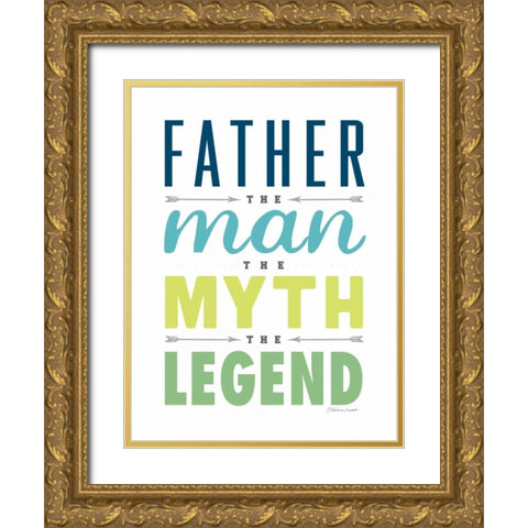 The Legend II Gold Ornate Wood Framed Art Print with Double Matting by Marrott, Stephanie
