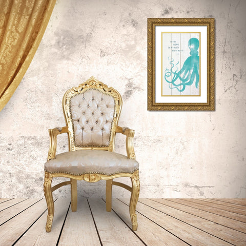 Wild Air II Gold Ornate Wood Framed Art Print with Double Matting by Marrott, Stephanie