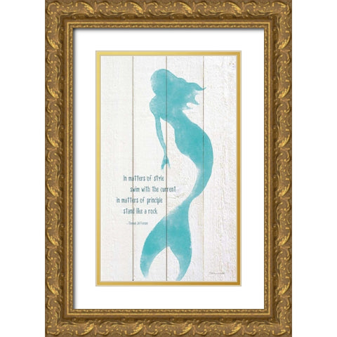 Matters of Style Gold Ornate Wood Framed Art Print with Double Matting by Marrott, Stephanie