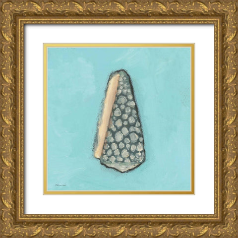 Lone Shell Gold Ornate Wood Framed Art Print with Double Matting by Marrott, Stephanie