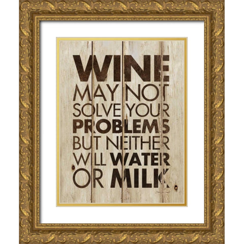 Water or Milk Gold Ornate Wood Framed Art Print with Double Matting by Marrott, Stephanie