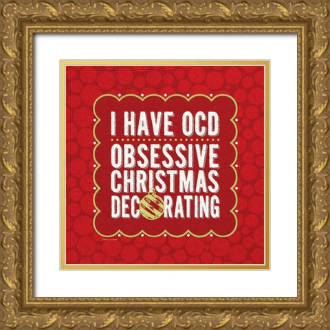 OCD Gold Ornate Wood Framed Art Print with Double Matting by Marrott, Stephanie