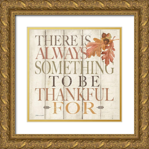 Always Something Gold Ornate Wood Framed Art Print with Double Matting by Marrott, Stephanie