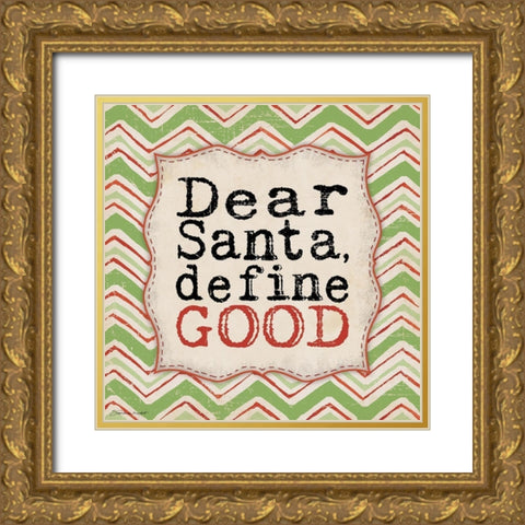Define Good Gold Ornate Wood Framed Art Print with Double Matting by Marrott, Stephanie