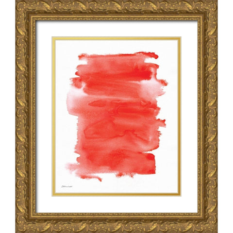 Red Wash Gold Ornate Wood Framed Art Print with Double Matting by Marrott, Stephanie