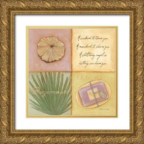 Cleanse Gold Ornate Wood Framed Art Print with Double Matting by Marrott, Stephanie