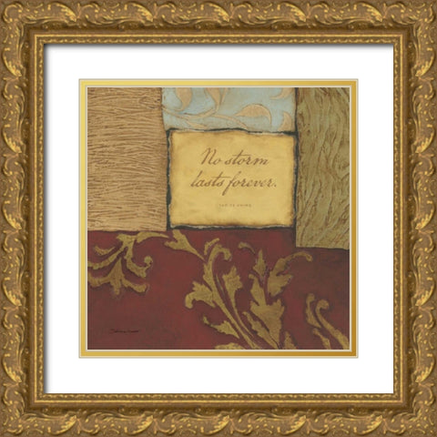 No Storm Gold Ornate Wood Framed Art Print with Double Matting by Marrott, Stephanie
