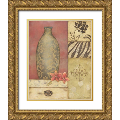 Simple Beauty II Gold Ornate Wood Framed Art Print with Double Matting by Marrott, Stephanie