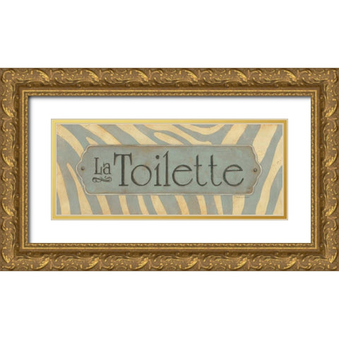 La Toilette Gold Ornate Wood Framed Art Print with Double Matting by Marrott, Stephanie