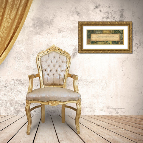 Appreciation Gold Ornate Wood Framed Art Print with Double Matting by Marrott, Stephanie