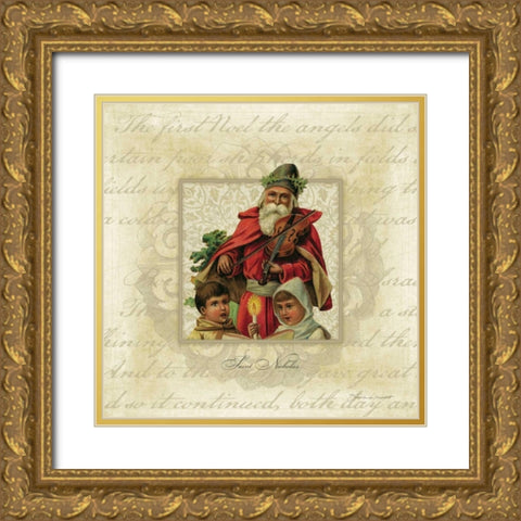 Saint Nicholas Gold Ornate Wood Framed Art Print with Double Matting by Marrott, Stephanie