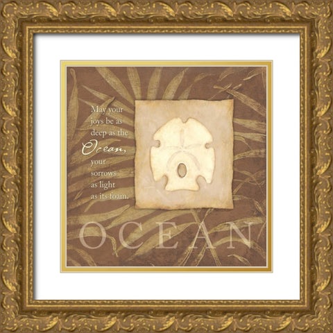 May Your Joys Gold Ornate Wood Framed Art Print with Double Matting by Marrott, Stephanie