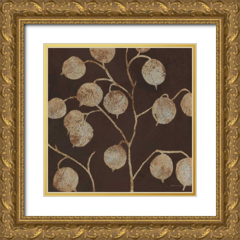 Aspen Shimmer I Gold Ornate Wood Framed Art Print with Double Matting by Marrott, Stephanie