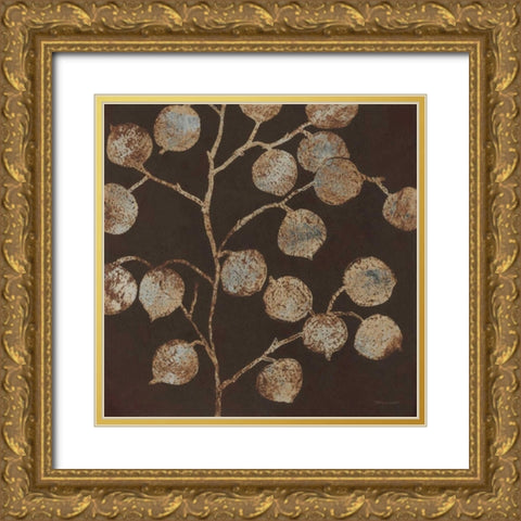 Aspen Shimmer II Gold Ornate Wood Framed Art Print with Double Matting by Marrott, Stephanie