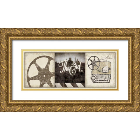 The End Gold Ornate Wood Framed Art Print with Double Matting by Marrott, Stephanie