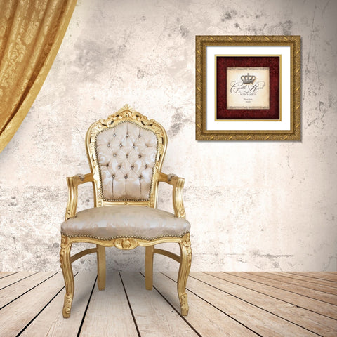 Pinot Gold Ornate Wood Framed Art Print with Double Matting by Marrott, Stephanie